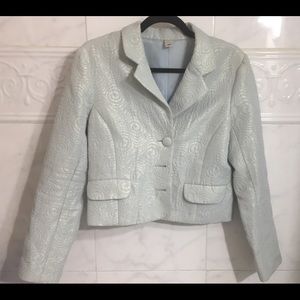 Blue and gold formal blazer